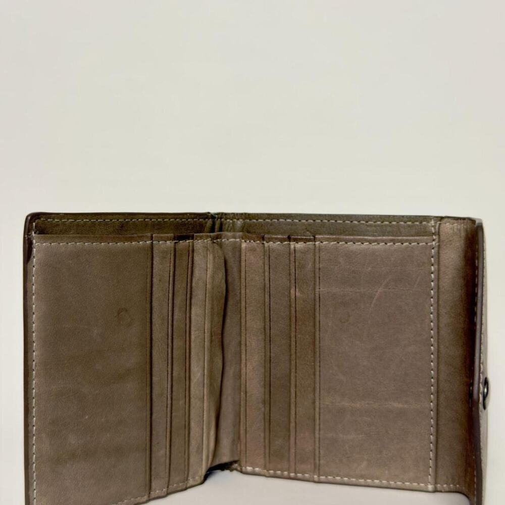 Borgasets Brown Compacy Wallet - Picture 3 of 6